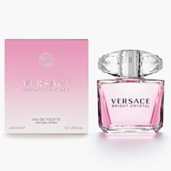 VERSACE BRIGHT CRYSTAL by Versace - WOMEN 3.0 FL.OZ. EAU DE TOILETTE SPRAY - Picture 1 of 5